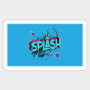 Square SPLASH Sticker